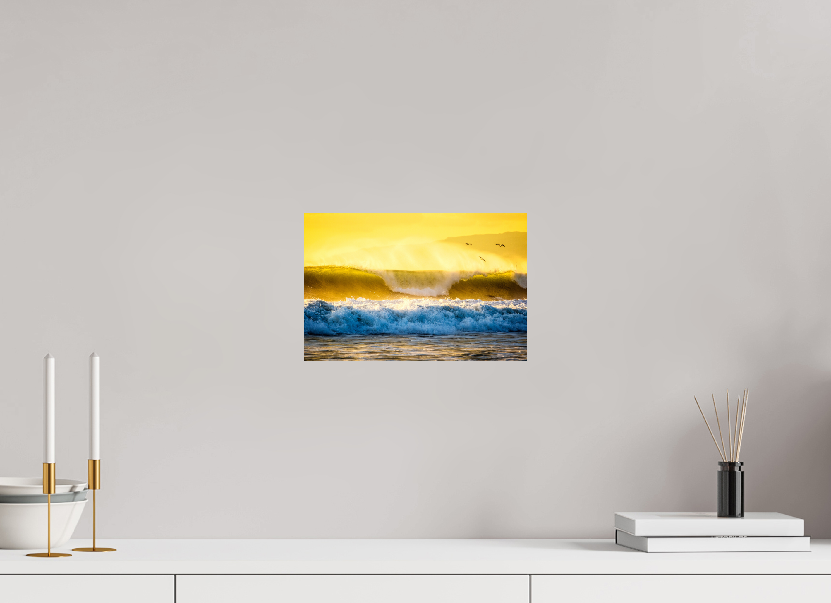 12 x 8″, Metallic Photo Print On Fuji Crystal Pearl Golden Storm Venice