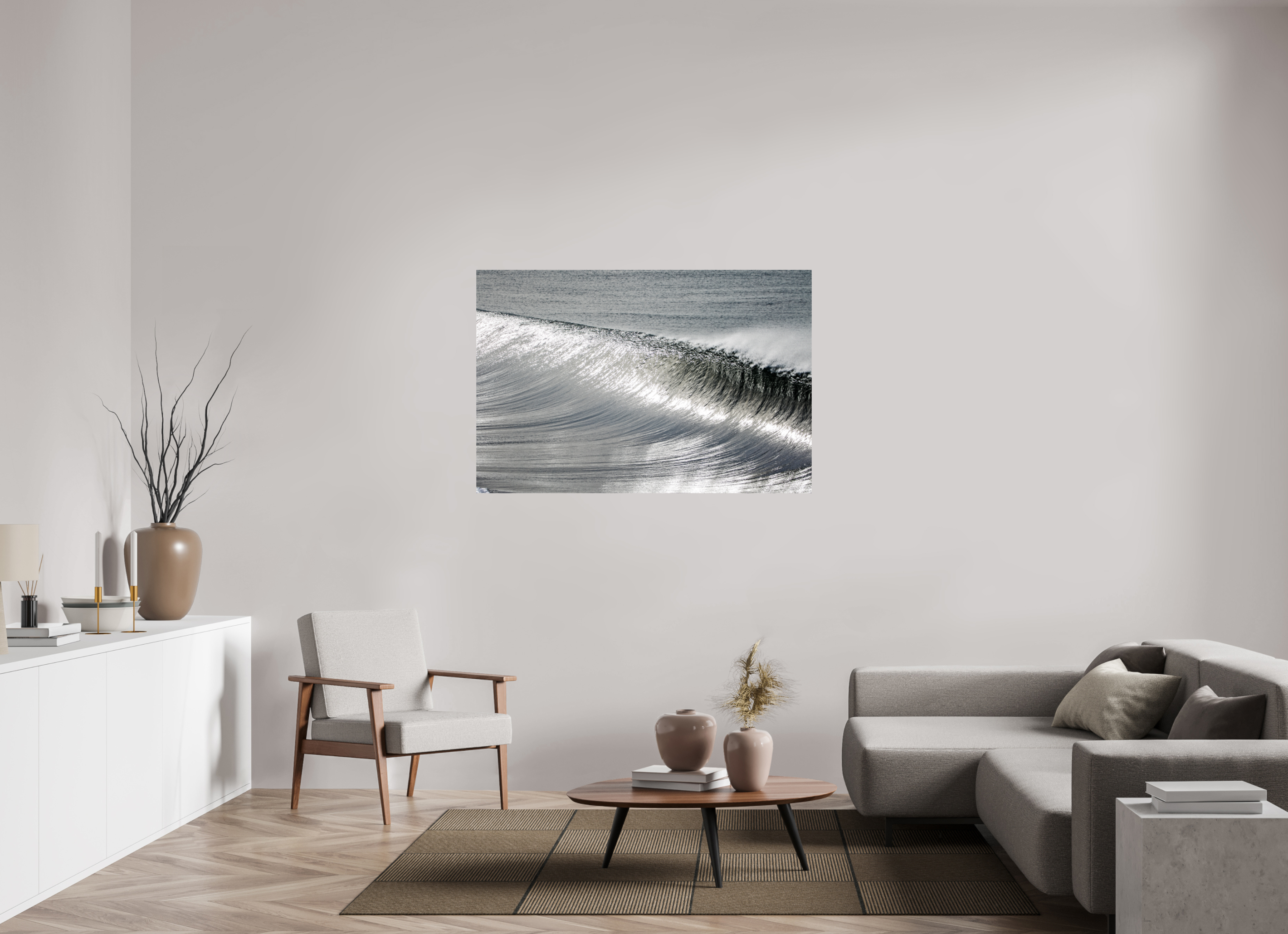 54 x 36″, Metallic Photo Print On Fuji Crystal Pearl Silver Vibes