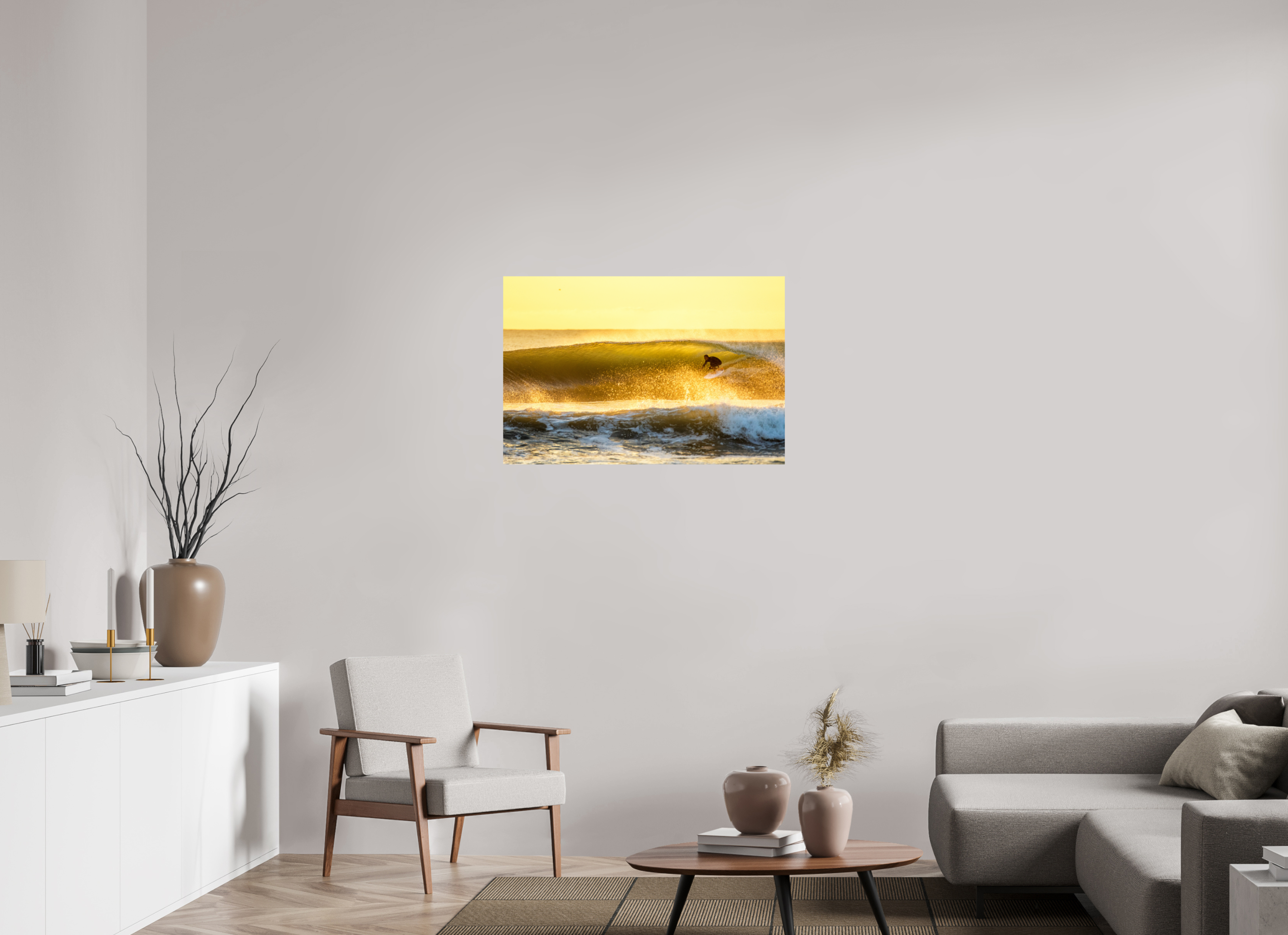 36 x 24″, Metallic Photo Print On Fuji Crystal Pearl Golden Rights Breakwater