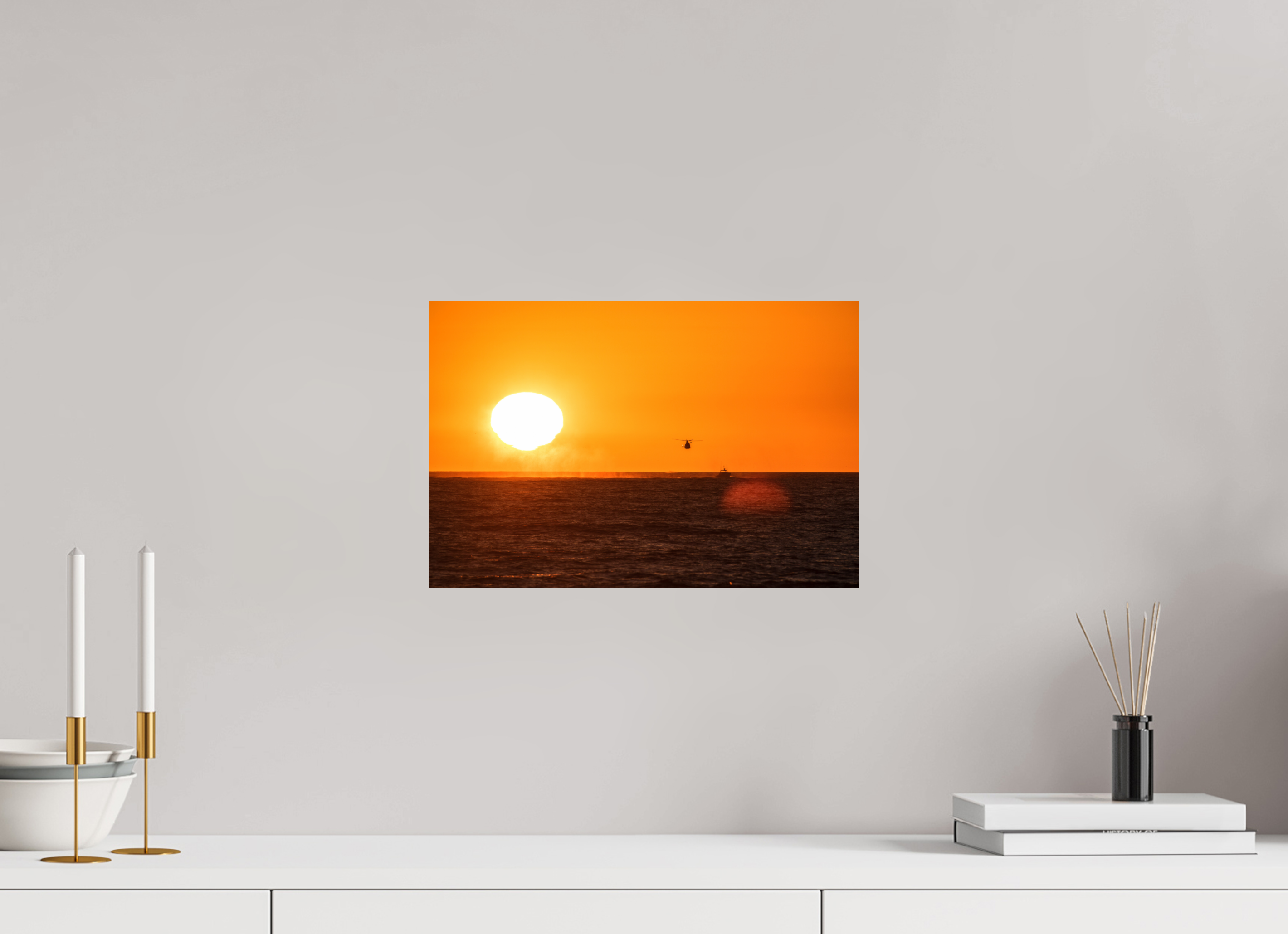 15 x 10″, Metallic Photo Print On Fuji Crystal Pearl Sunset Rescue