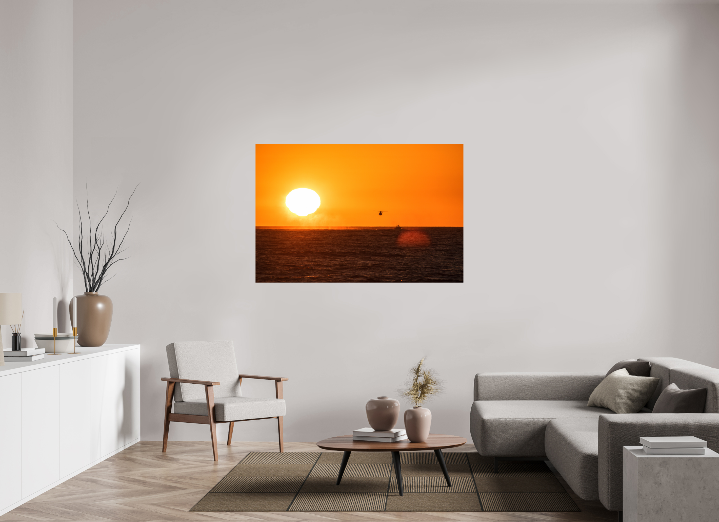60 x 40″, Metallic Photo Print On Fuji Crystal Pearl Sunset Rescue