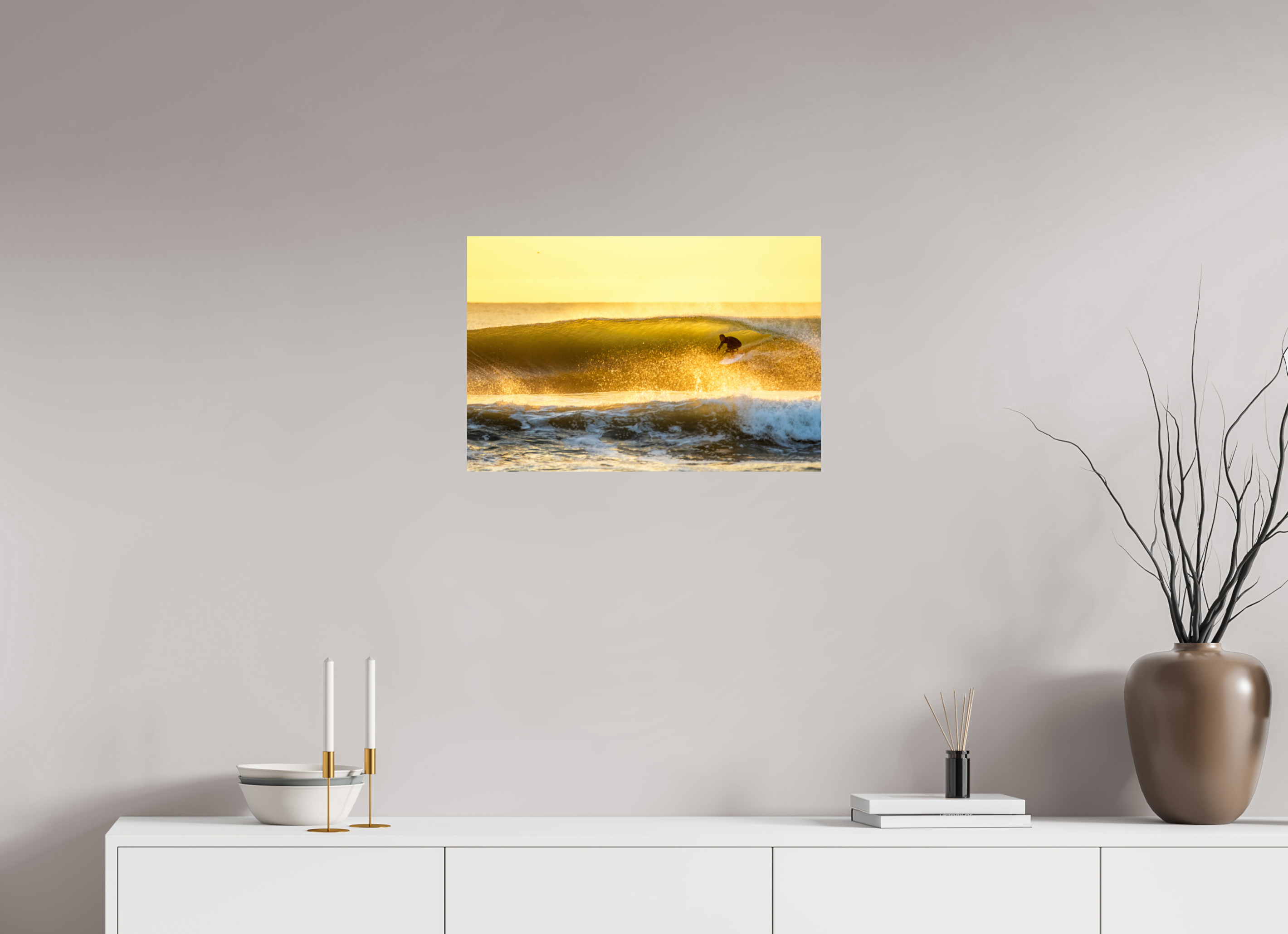 24 x 16″, Metallic Photo Print On Fuji Crystal Pearl Golden Rights Breakwater