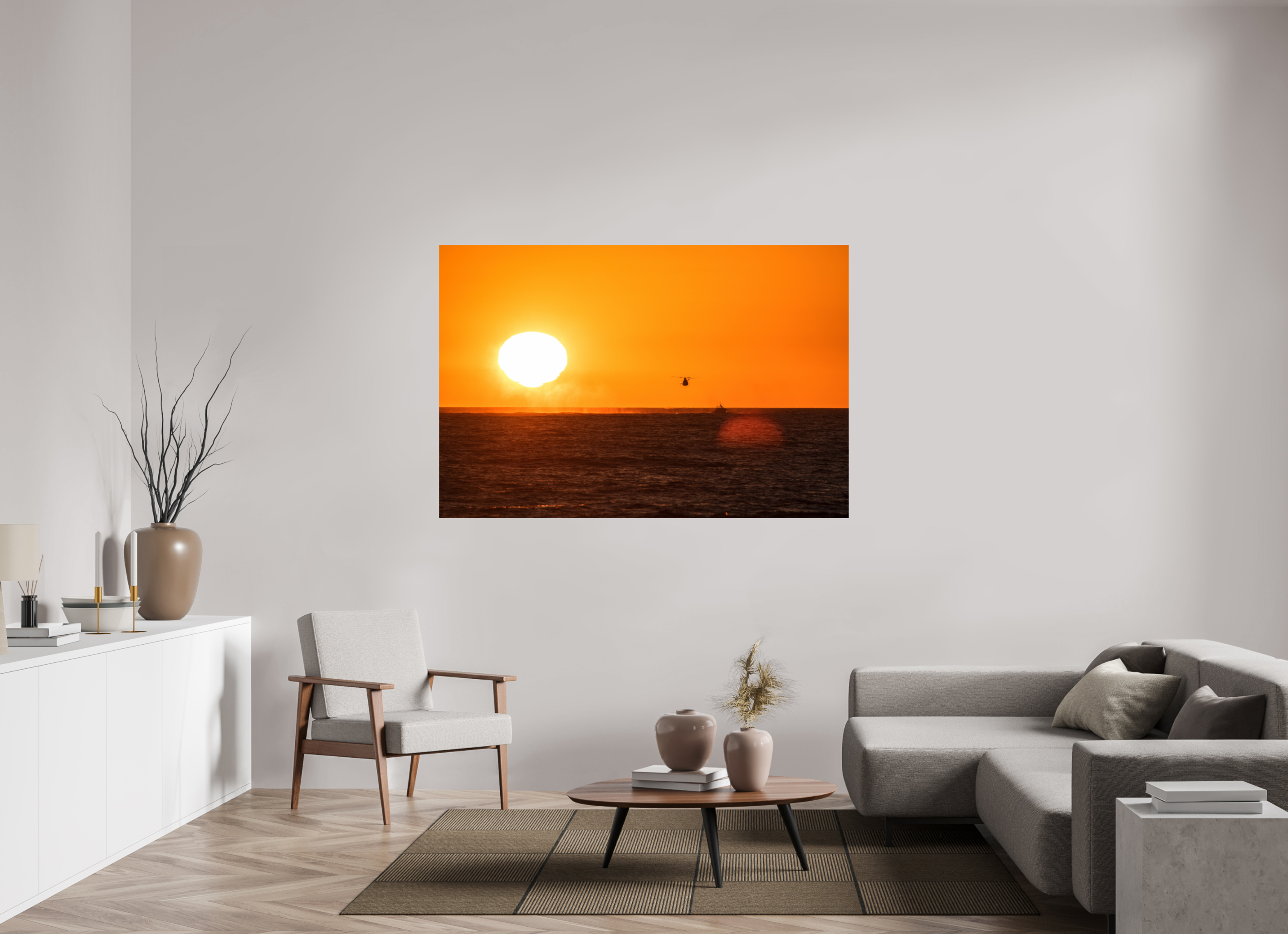 66 x 44″, Metallic Photo Print On Fuji Crystal Pearl Sunset Rescue