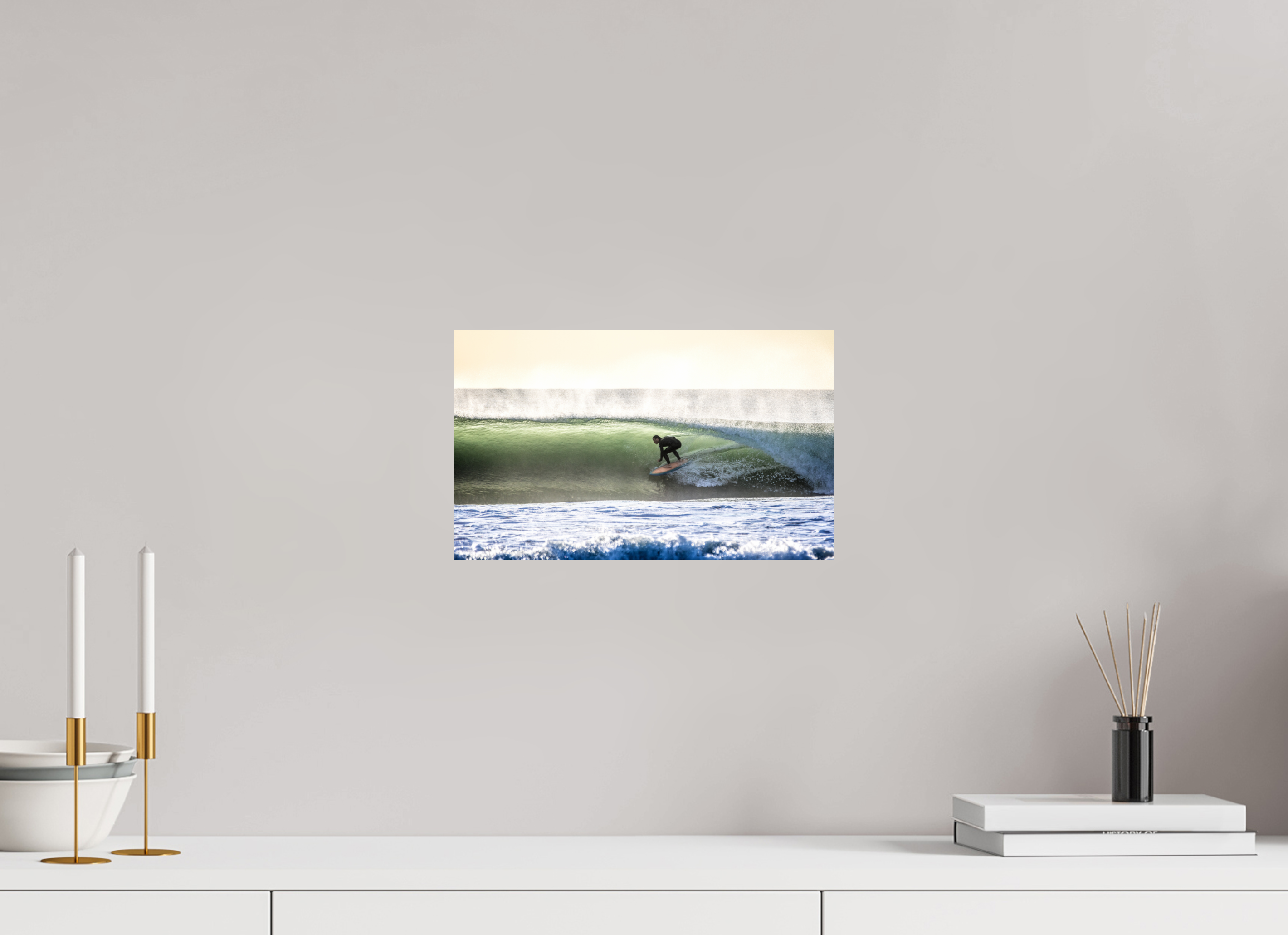 13.2 x 8″, Metallic Photo Print On Fuji Crystal Pearl Hollow Offshore Right