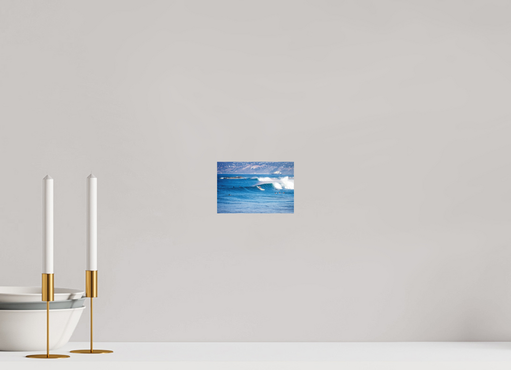 6 x 4″, Aluminum Dibond Venice Breakwater from Pier View