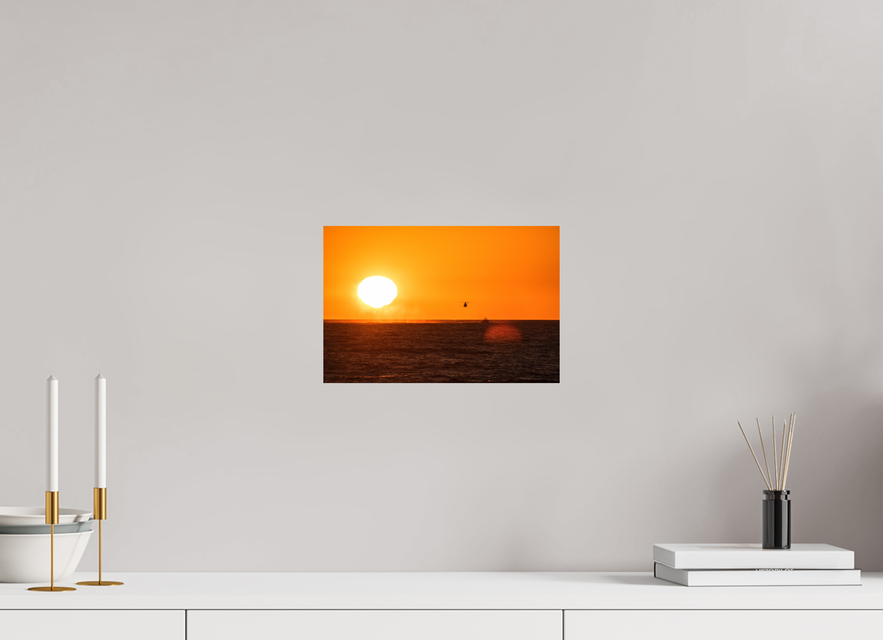 12 x 8″, Metallic Photo Print On Fuji Crystal Pearl Sunset Rescue