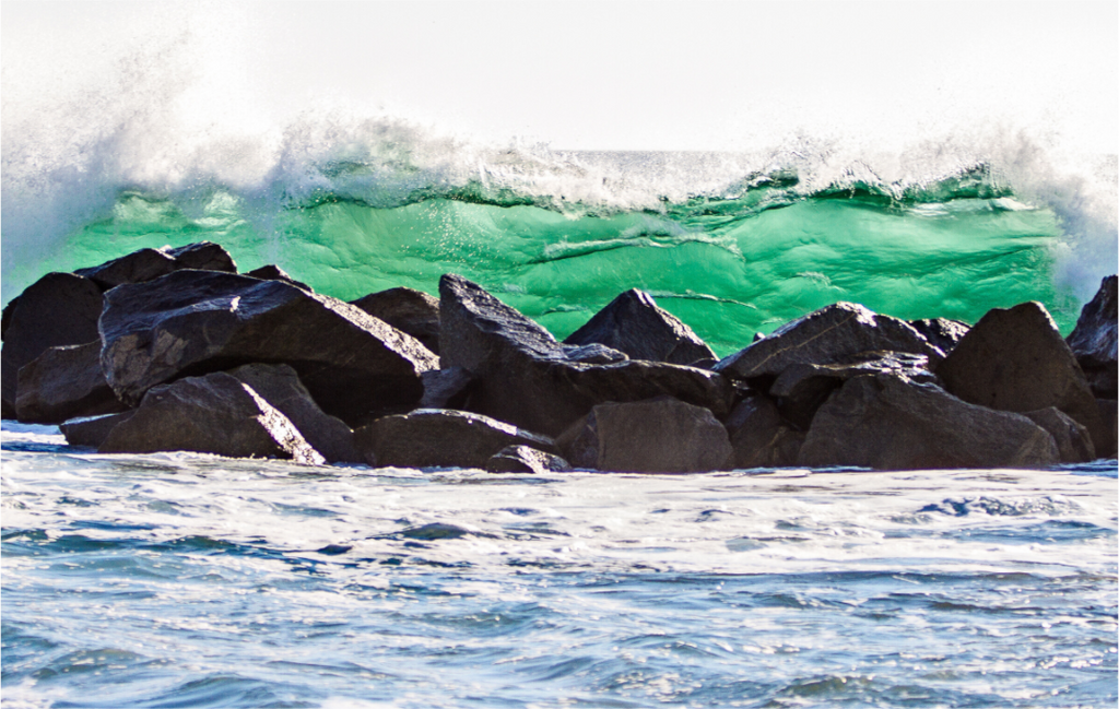 Main image Breakwater Wave Crashing