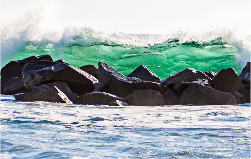 Main image Breakwater Wave Crashing