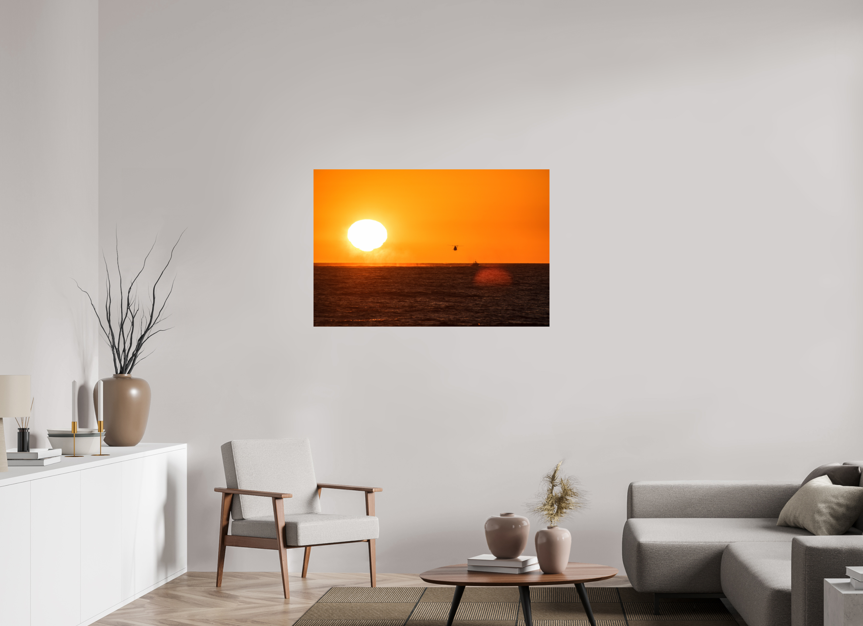 45 x 30″, Metallic Photo Print On Fuji Crystal Pearl Sunset Rescue