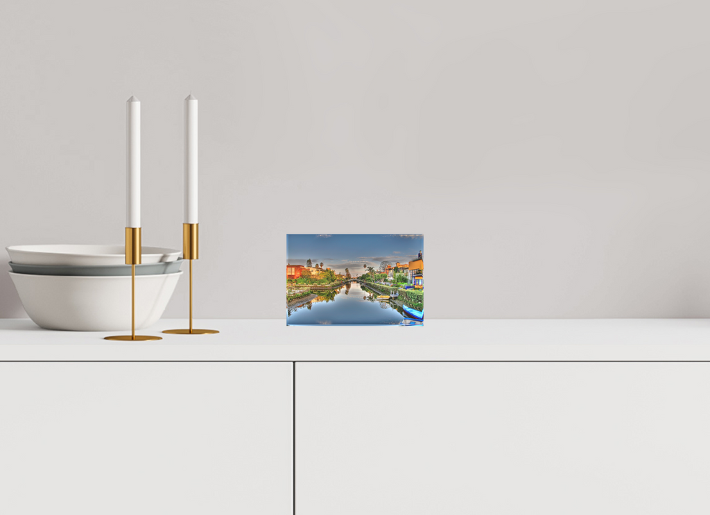 6 x 4″, Acrylic Block Venice Canals