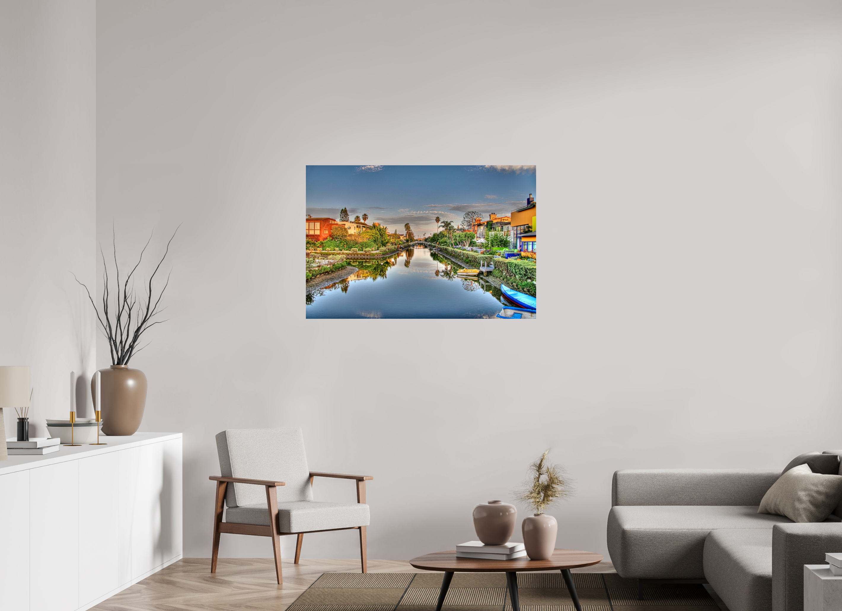 45 x 30″, Photo Print On Fuji Crystal DP II Venice Canals